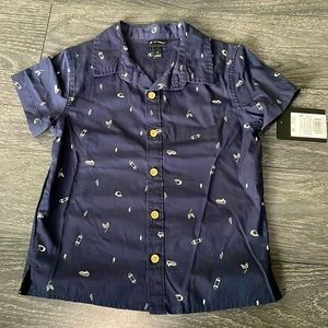 NWT 2T Art Class short sleeve button down shirt